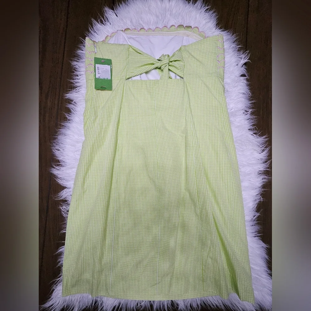 Lilly Pulitzer Strapless Light Green Dress - Picture 3 of 4